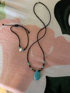 Necklace and bracelet